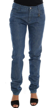 Costume National Blue Wash Cotton Boyfriend Fit Jeans -   -  Costume National.